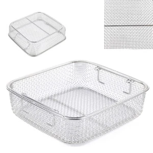 Stainless Steel Sterilization Tray Case Box Surgical Instrument Tool USA - Picture 1 of 9
