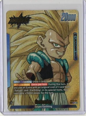Gotenks SB02-017 Gold Leader Manga Booster 02 Dragon Ball Card English - Image 1 of 2