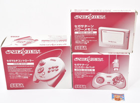 Sega Saturn SS Multi Controller Control Pad Power Memory Set w/Box Tested Japan