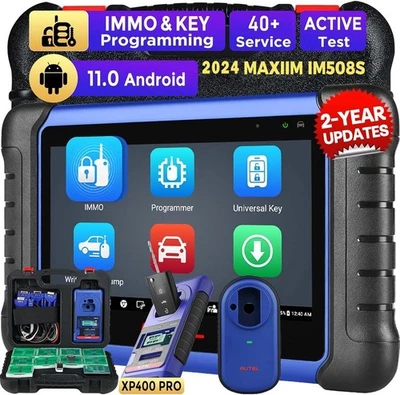 Autel MaxiIM IM508S XP400 PRO OBD2 Scanner Key Programmer 2025 IM608 - Image 1 of 4