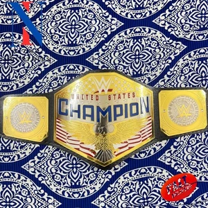 UNITED STATES Wrestling Championship Replica Adult Size Belt Brass 2mm - Picture 1 of 6