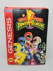 Mighty Morphin Power Rangers (Sega Genesis, 1994) Tested Authentic