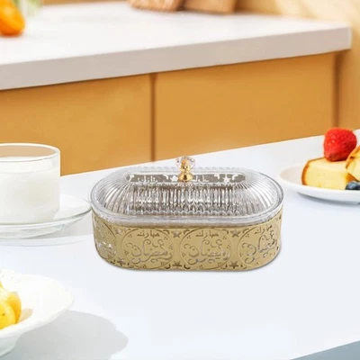 Snack Tray with Lid Dried Fruit Container for Wedding Office Reception Areas - Image 1 of 4
