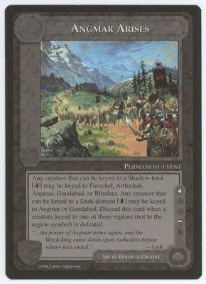 1996 Middle-Earth Dark Minions Angmar Arises PROMO - MINT & UNPLAYED - Image 1 of 2