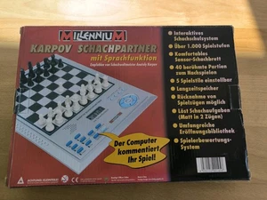 Millenium Karpov Schachcomputer, Sprechender Schachmeister - Bild 1 von 2