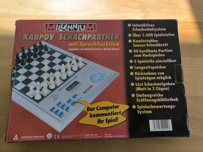 Millenium Karpov Schachcomputer, Sprechender Schachmeister - Bild 1 von 2