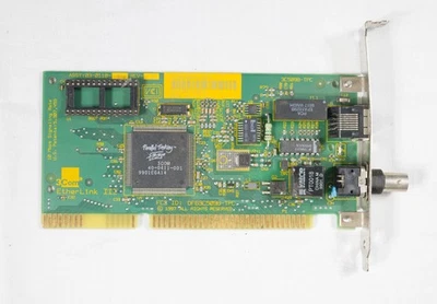 Vintage 3Com Etherlink III 3C509B-TPC 10BaseT ethernet card 16 bit ISA ISA753 - Image 1 of 3