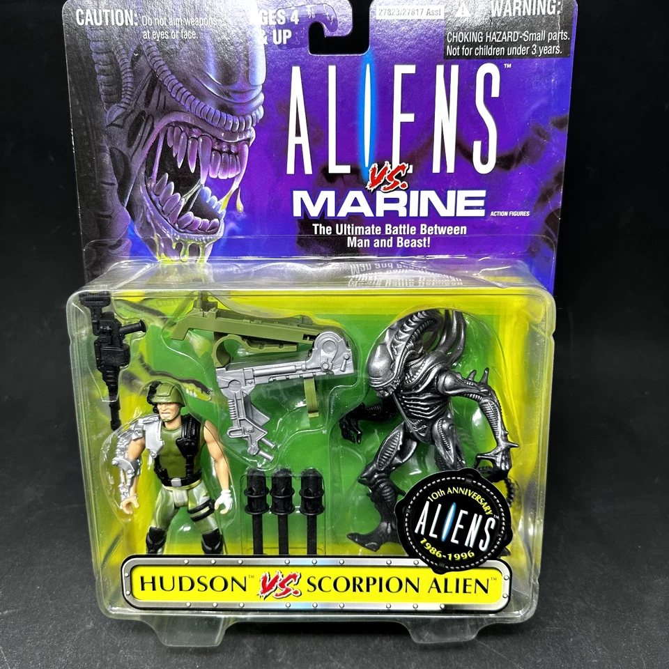 Aliens Marine Drake VS Alien Arachnid KB 2 Pack 6" Figure Kenner 27818 1996