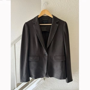 Rag & Bone 100% Wool Olive Green Single Button Womens Blazer Size 4 Made In USA - Picture 1 of 12
