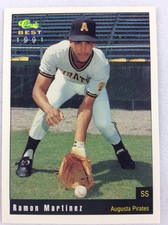 1991 Augusta Pirates-Classic BEST Minor League Baseball Card-Ramon Martinez