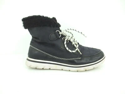 Airwalk Canvas Women Boots Warm Cozy Lined High Top Shoes Size Sz 11 [A41] — 第 1/4 张图片