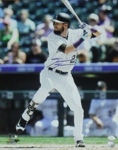 David Dahl Autographed/Signed Colorado Rockies 16x20 Photo JSA 16887 - Picture 1 of 1