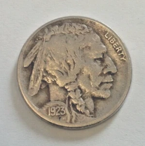 1923-S BUFFALO NICKEL VF (2687) - Picture 1 of 2