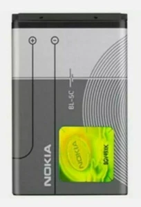 BRAND NEW BL-5C BATTERY 1020MAH FOR NOKIA 1100 1600 2300 6230 6630 CE APP 2018 - Picture 1 of 1