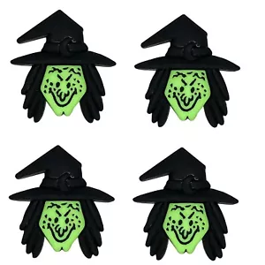 Botón Cara de Bruja (4 piezas) - Botones En Abundancia - Halloween - Chatarra de Costura Artesanal - Imagen 1 de 2