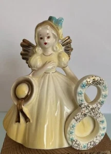 Josef Originals Birthday Angel 8th year Yellow Original Sticker - Picture 1 of 6
