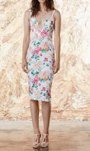 Again Free People Dylan Floral Midi Dress, XS - Picture 1 of 12