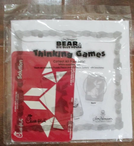 Chick-fil-A Bear in the Big Blue House Thinking Games 2002 NEW Cover