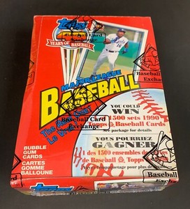 1991 OPC BASEBALL WAX BOX BBCE AUTHENTICATED