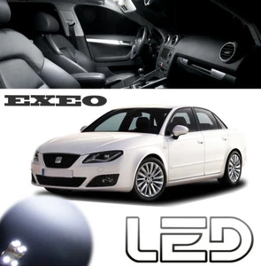 Para Asiento Exeo 3R 10 Bombillas LED Blanco Luz Techo Maletero Espejos Cabina - Bild 1 von 4