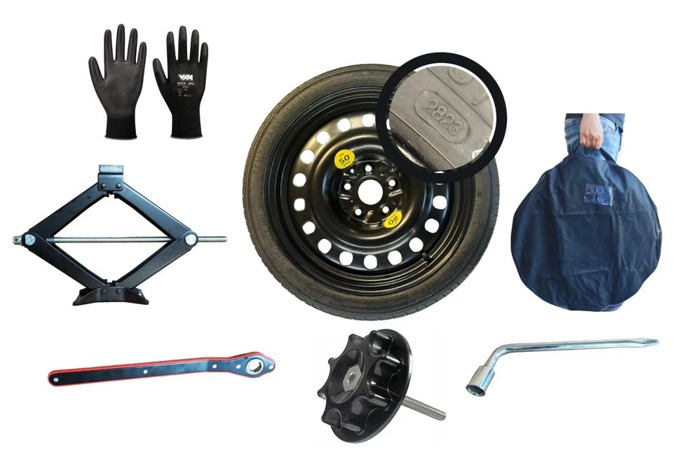 Ersatzrad Notrad 17" für Suzuki Vitara SX4 S CROSS mit KIT 135/80r17 - Bild 1 von 1