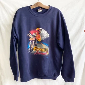 Vintage Large Asphalt Animal Sweatshirt Mens Hanes Signature - Picture 1 of 5