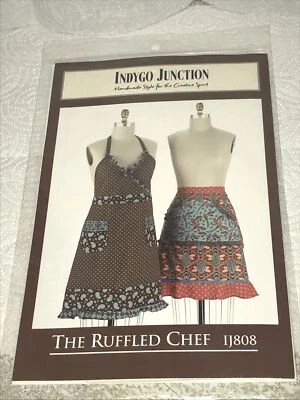 Avental de junção Indygo 2008 padrão The Ruffled Chef IJ808 - Imagem 1 de 2