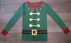 Niños Wondershop Camisa para Dormir Elfo Vacaciones Pullover Disfraz Unisex Verde Talla 4 Santa - Imagen 1 de 12