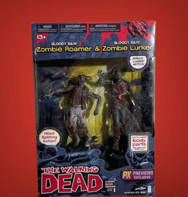 McFarlane Toys Walking Dead SERIE 1 ZOMBIES Bloody B&W Previews Exclusivo NUEVO Foto 1 de 4