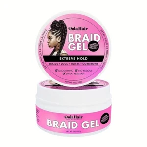 High Shine Braiding Gel for Twist, Locs, and Braids - Extra Strong Hold, - Picture 1 of 4