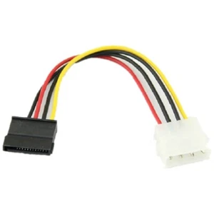4 Pin IDE Molex to 15 Pin Serial ATA SATA Hard Drive Power Adapter Cable - Picture 1 of 4