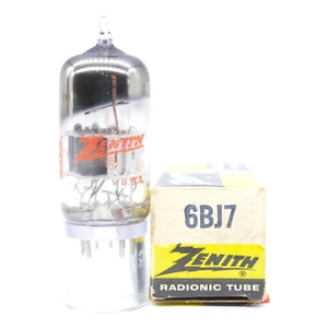 One ZENITH 6BJ7 Tube NOS NIB Strong & Balance on all 3 Diodes TV-7 Results - Picture 1 of 2