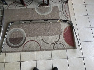 94 95 96 JAGUAR XJS REAR BUMPER CHROME MOLDING TRIM PANEL 3 PIECE - Image 1 of 4