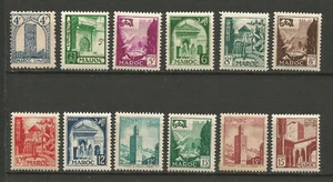 Maroc RF années 40/50 12 timbres non oblitérés MH /TR6830 - Imagen 1 de 1