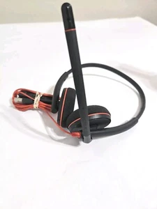 Plantronics BW3320-M-USB-C Auriculares Cable Negro Boom Micrófono Funciona  - Imagen 1 de 8