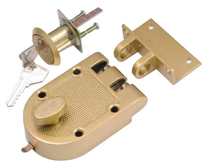 Hickory Hardware Polished Brass Single Cylinder Interlocking Deadbolt 1120