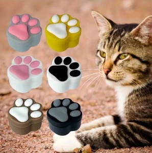 10 Pack Of 3ml Cat Paws Silicone Wax Containers Non-stick Oil Jars, Stash Jars - Picture 1 of 3