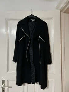 Damen Trenchcoat H&M Gr. 38 Schwarz Für Den Herbst - Bild 1 von 4