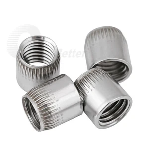 M6 M8 M10M12 Female Thread A2 Stainless Steel Conical Cap Tapered Cone Coned Nut - Picture 1 of 10