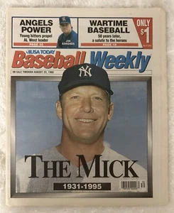 1995 Baseball Weekly NEW YORK Yankees MICKEY MANTLE NewsStand 1931-1995 N/Lab - Picture 1 of 1