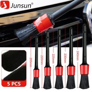 5X Car Detail Brush Wash Auto Detailing Cleaning Kit Engine Wheel Brushes Set - Picture 1 of 10