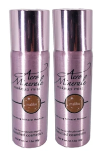 2 Pack Aero Minerale Spray on Bronzer "Malibu" - Picture 1 of 2