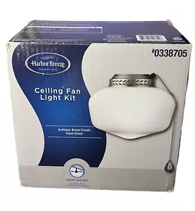 Harbor Breeze Ceiling Fan Light w/ Three Colored Bases ~ Brand New Open Box - Picture 1 of 7