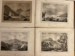1827 Lithographs Scotland Views & Castles Set of 10 - Picture 1 of 16