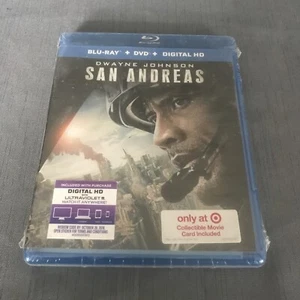 San Andreas - Dwayne Johnson Blu-Ray + DVD + Digital HD NEW! Action Must SEE! - Picture 1 of 5