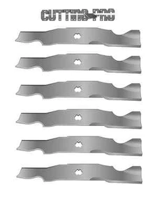 6-Pack Heavy Duty Mower Blades Replaces Cub Cadet 742-04053A for 50" Deck - Picture 1 of 1