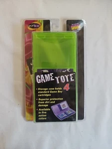 Vintage Nyko Game Tote Game Boy Color Pocket 4 Cartridge Case. Atomic Green. - Bild 1 von 2