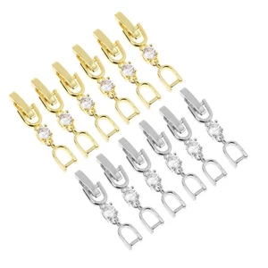Hebillas de extensión de pulsera de aleación de 12 piezas con hebillas de extensión extensores de pulsera pequeña - Imagen 1 de 12