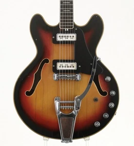 EKO 335 Series Electric Guitar Vintage Italy Used with Crack Repairs - Picture 1 of 15