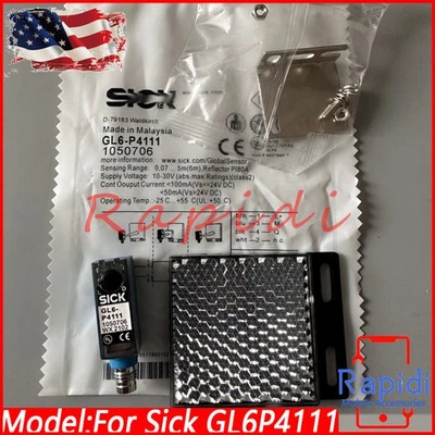 10-30VDC 4-Pin Photoelectric Sensor Switch For Sick GL6P4111 GL6-P4111 1050706 - Image 1 of 4